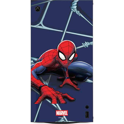 Marvel Spiderman Crawling Spiderman XBox Series X Digital Edition Console Skin